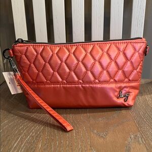 RARE Shiplap Wristlet Metallic Watermelon